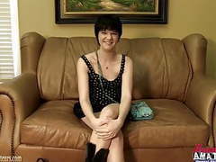 FreeKiloSex presents: Amateur cutie playing with her pussy
