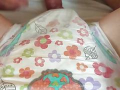 FreeKiloSex presents: Boy and girl in wet goodnites diapers plat with a dildo sex