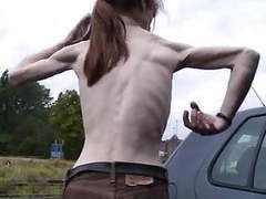 FreeKiloSex presents: A skinny mature woman with small empty saggy tits