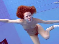 FreeKiloSex presents: Matrosova hot ginger pussy in the pool