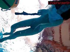 FreeKiloSex presents: Perfect shaved teen in the pool