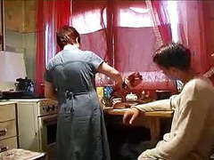 FreeKiloSex presents: I visited my aunt in her kitchen