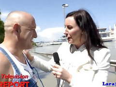 FreeKiloSex presents: British news lady enjoys hardcore fuck after interview