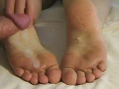 FreeKiloSex presents: Triple cum footjob