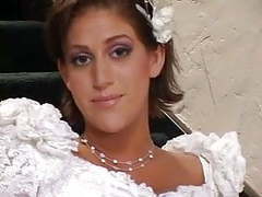 FreeKiloSex presents: Bride & a hottie share a big cock