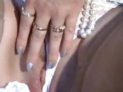 FreeKiloSex presents: Mature mom upskirt, flashing, fingering smooth shaved pussy