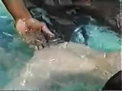 FreeKiloSex presents: Katie's outdoor hot tub party