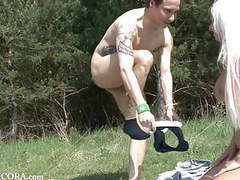 FreeKiloSex presents: Blonde amateurin pretty nina beim sonnen gefickt