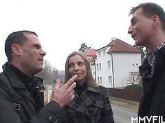 FreeKiloSex presents: Sexy czech babe picked up for threesome