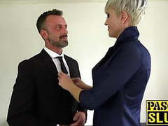 FreeKiloSex presents: Submissive british cougar endures very rough sex session