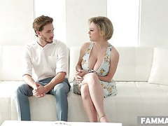 FreeKiloSex presents: Mother-in-law squirt on younger hard cock