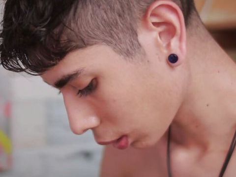 FreeKiloSex presents: Mike torres sucking big dick skinny twink magic c until he cums on his tongue