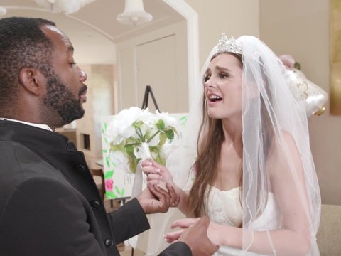 FreeKiloSex presents: Hardcore interracial gangbang with hot ass bride aften opal. hd
