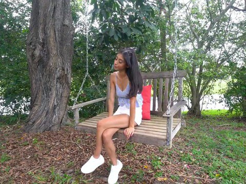 FreeKiloSex presents: Slender latina sona bella moans while riding a hard black dick