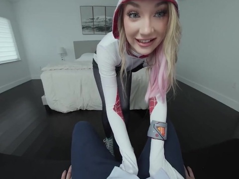 FreeKiloSex presents: Daisy lavoy as spider gwen stacy has been missing you