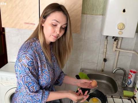 FreeKiloSex presents: To the surprise of the stepson, the stepmom's pussy turned out to be as narrow as the sex doll's pussy