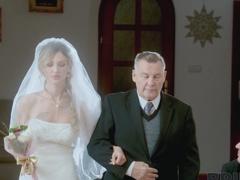 FreeKiloSex presents: Newly wedded bride olivia sparkle gives head and gets fucked
