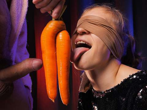 FreeKiloSex presents: I'm very angry!! my stepbrother tricked me into sucking his dick with the help of taste game - xsanyany