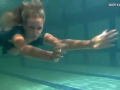 FreeKiloSex presents: Big tits blonde girl swims in the nude