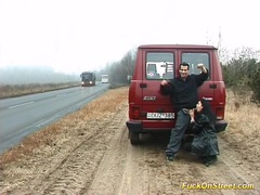 FreeKiloSex presents: Public fuck on traffic street