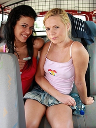 FreeKiloSex presents: Naughty young Ellis and her hot friend share a hard cock