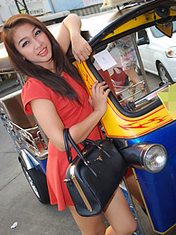 FreeKiloSex presents: Stunning Thai babe in heels getting drilled by white cock