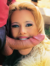 FreeKiloSex presents: Blonde Cora Works Hard With Mouth and Ass to Get a Facial