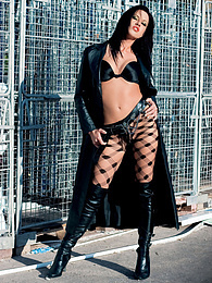 FreeKiloSex presents: Lollybadcock Has a Horny Photoshoot With Dildos Outdoors