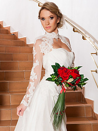 FreeKiloSex presents: Czech bride Angel Piaff gets banged in a laundry room after posing in lingerie