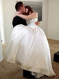FreeKiloSex presents: Bride with big fake tits Veronica Vain gets her trimmed pussy nailed deep