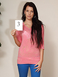 FreeKiloSex presents: Intriguing teen Angela A gets naked in a casting and shows her hot ass and pussy